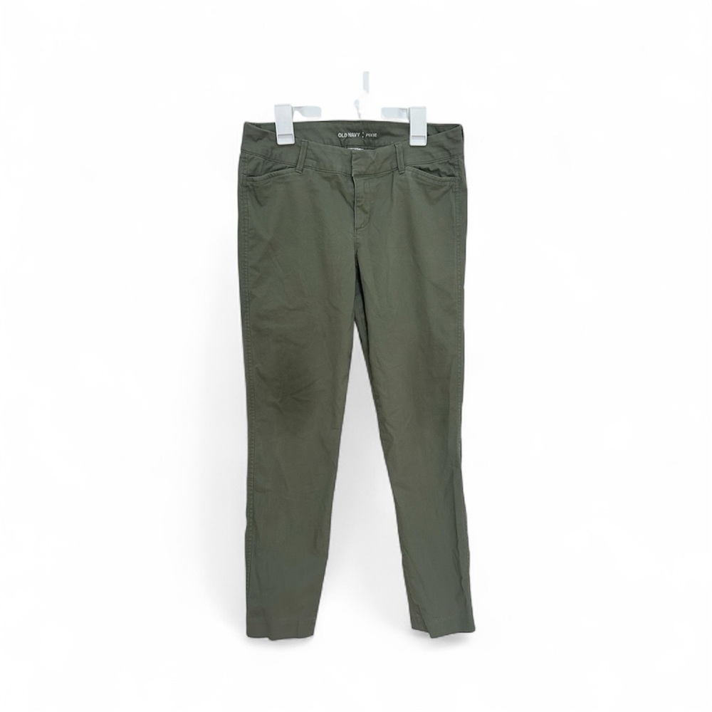 Old Navy Women's Olive Green Pixie Pants